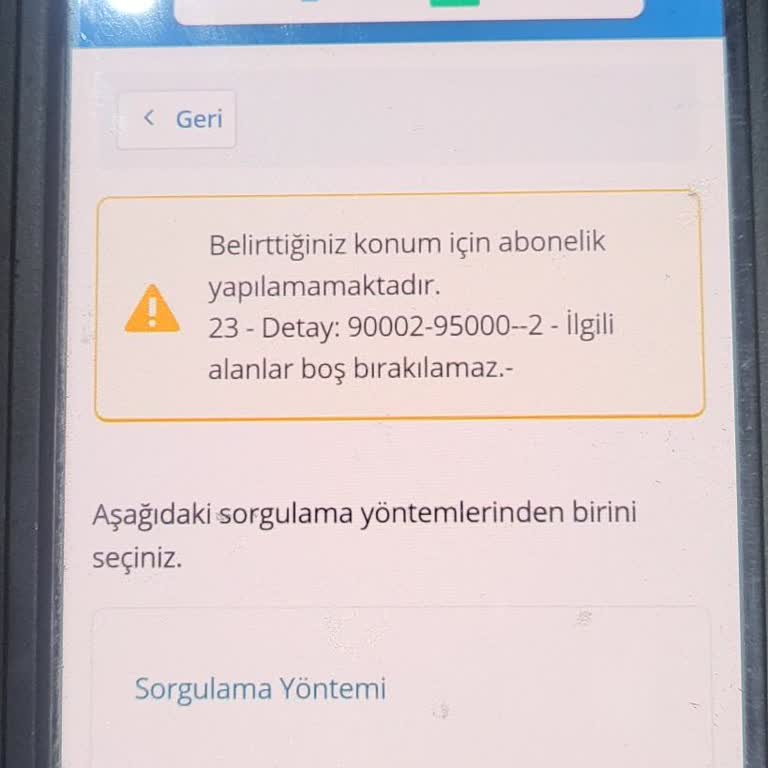 Elektrik Aboneliği Başlatma Sorunu