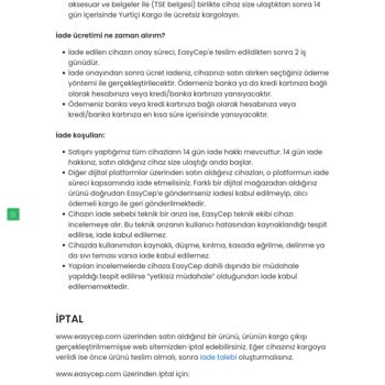 İptal Sürecinde Yaşanan Teknik Sorunlar