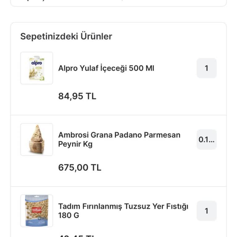 Bilgim Dışında İptal Edilen Sipariş