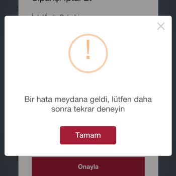 İptal Edilemeyen Sipariş Ve Güven Sorunu