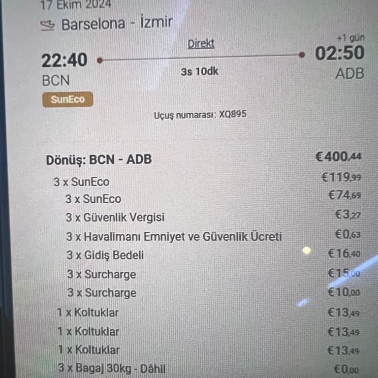 Uçakta Bekletilme Ve Koltuk Sorunu