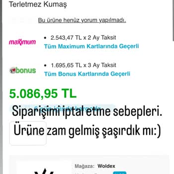 Yanlış İptal Edilen Siparişe Çözüm Bekliyorum
