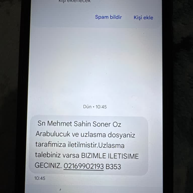 Yanıltıcı Mesajlarla Mağduriyet Tehdidi