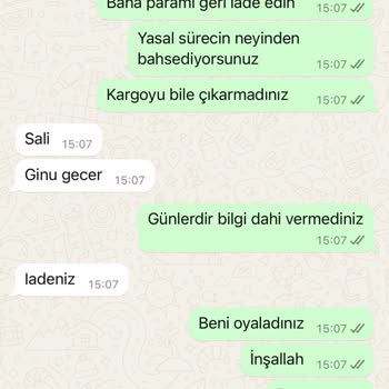Köpek Maması Siparişim Teslim Edilmedi Ve Param İade Edilmedi