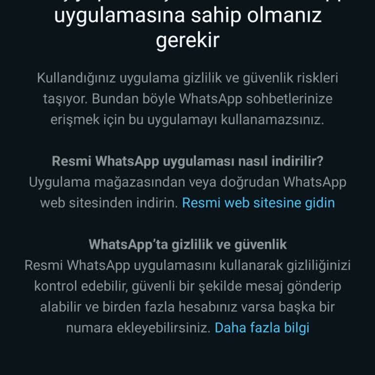 WhatsApp Erişim Sorunu Ve Sahte Uygulama Uyarısı