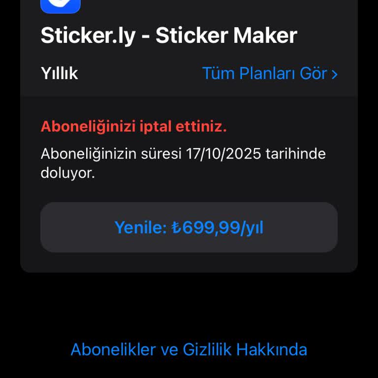 Yanlışlıkla Alınan Abonelik Ücreti İadesi Talebi
