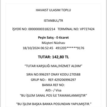 Havaist Bilet Sistemi Ve İade Sorunu