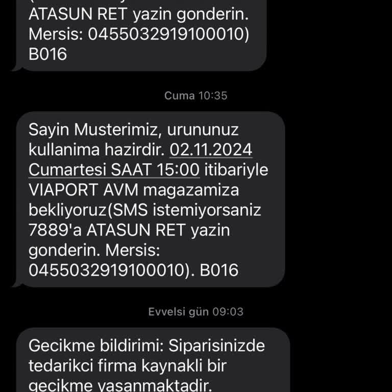 Yasaklı Mesajlar: Atasun Optik'ten Sürekli Gelen Rahatsız Edici Bildirimler