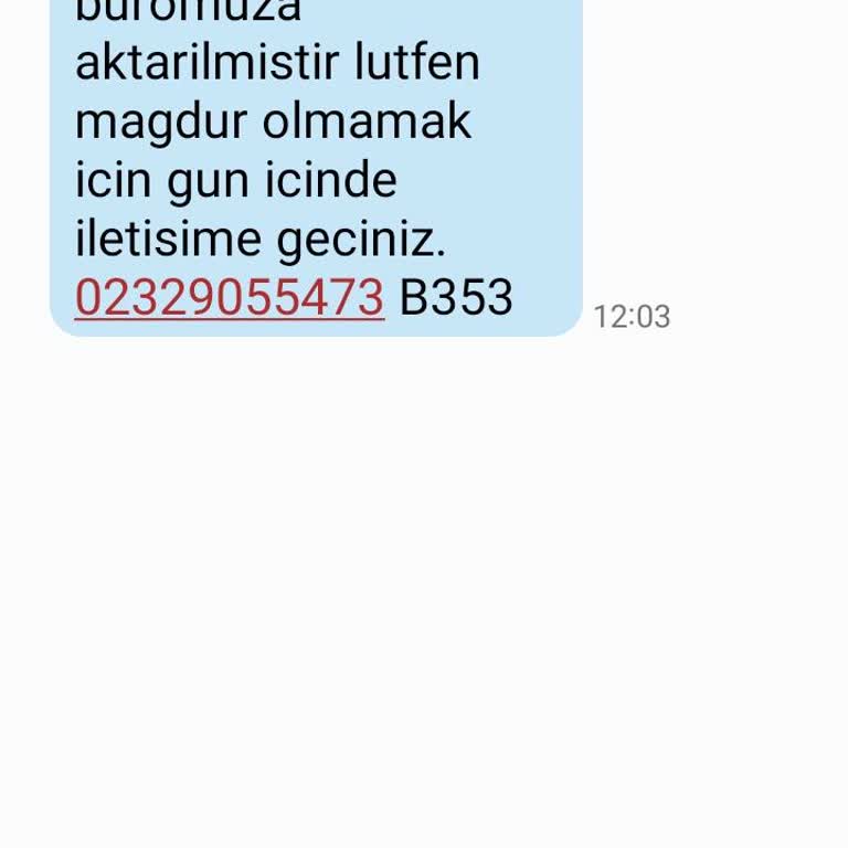 Bilinmeyen Uzlaşma Dosyası Mesajı