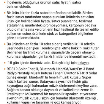 Eksik Pil İle Müşteri Yanıltması: Trendyol'da Ataşbey Satıcısından Aldığım Nostaljik Radyo