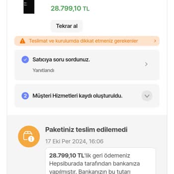 Vestel Buzdolabı Siparişinde Teslimat Ve Fiyat Sorunu