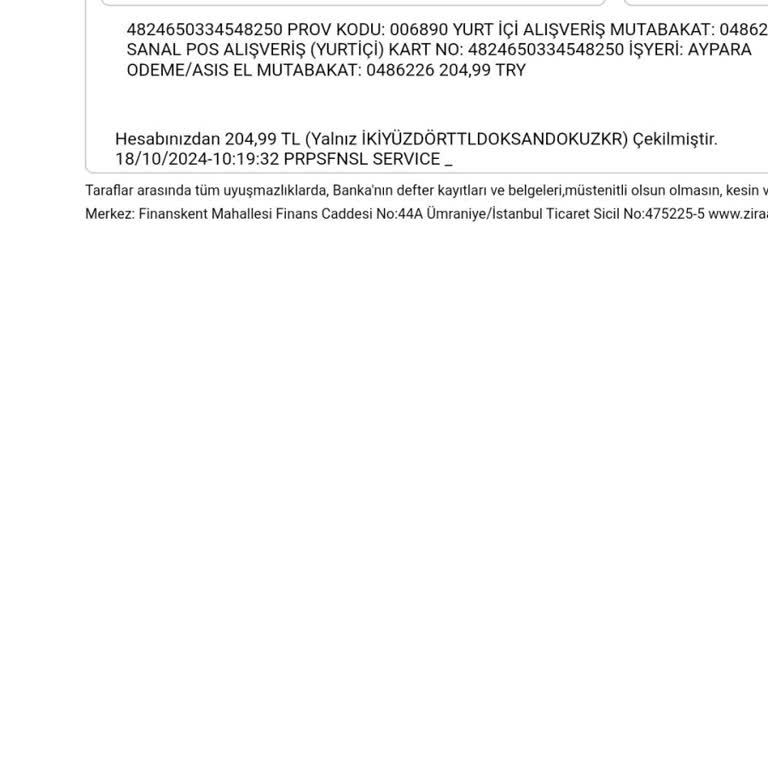 Ziraat Bankası'ndan Habersiz Para Çekimi Ve Yetersiz Destek