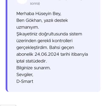 D-Smart'ta İstenmeyen İkinci Abonelik Ve Çifte Fatura Sorunu