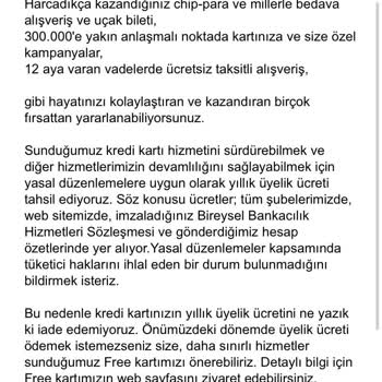 Yüksek Limitli Kartın Beklenmedik Ücreti