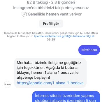 Güvenilir Sandığım Lapodio'dan Ürün Ve İade Sorunu