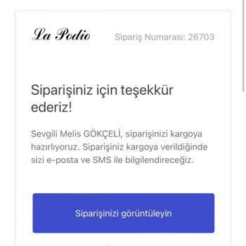 Güvenilir Sandığım Lapodio'dan Ürün Ve İade Sorunu