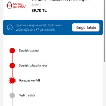 Yanlış Ürün Gönderimi