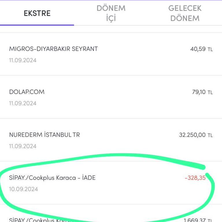 Eksik İade Ve Yetersiz Müşteri Hizmeti