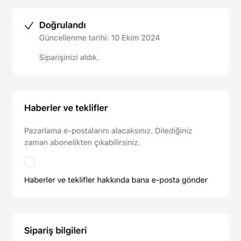 Toy Bear Sipariş İletişim Sorunu: Geri Dönüş Bekleniyor