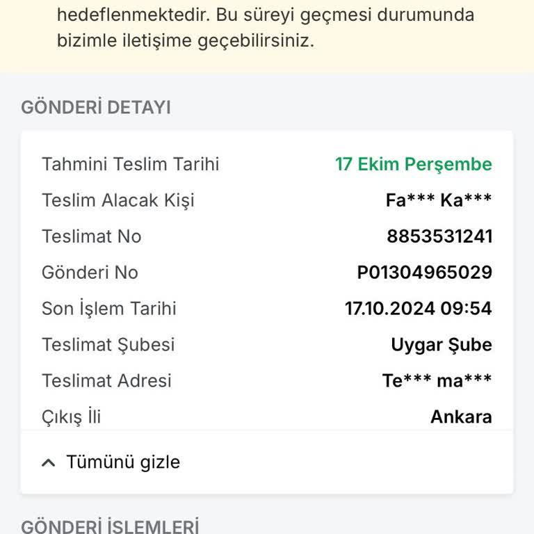 Yanlış Varış Noktası Nedeniyle Geciken Kahve Makinesi Teslimatı