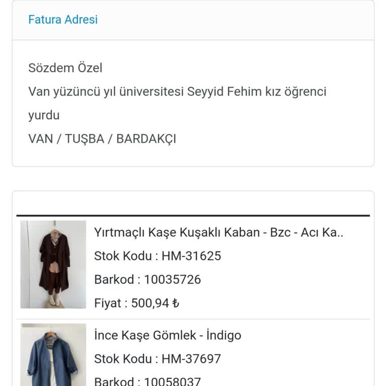 Hepsimoda'dan Alınan Ürünün İadesinde PTT Engeli