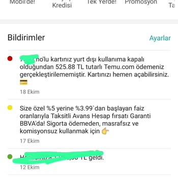 Garanti Bankası'ndan Onaysız Yurt Dışı Çekim Şoku
