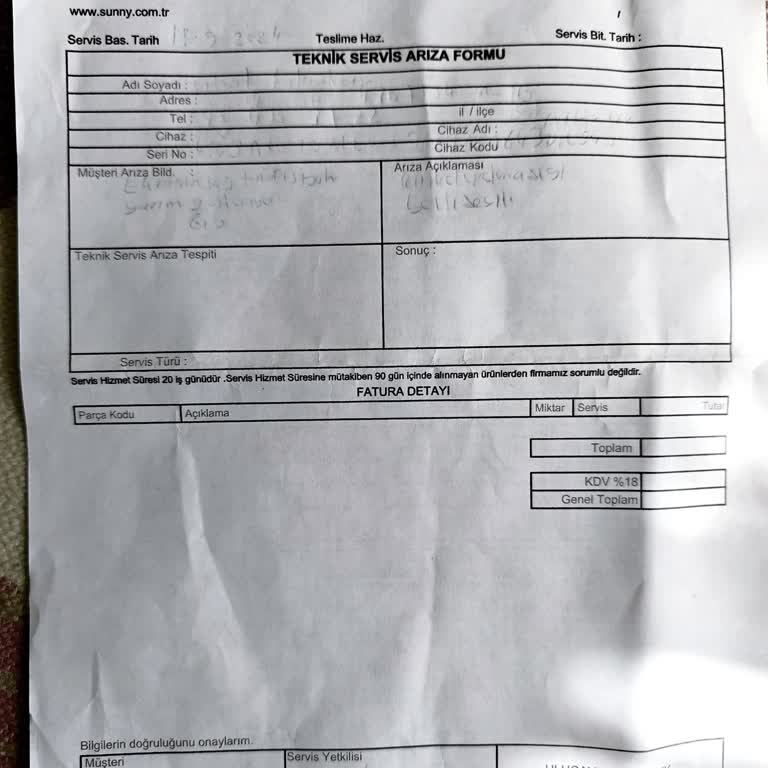 Garanti Kapsamı Dışında Bırakılan TV Sorunu Ve Geciken İade