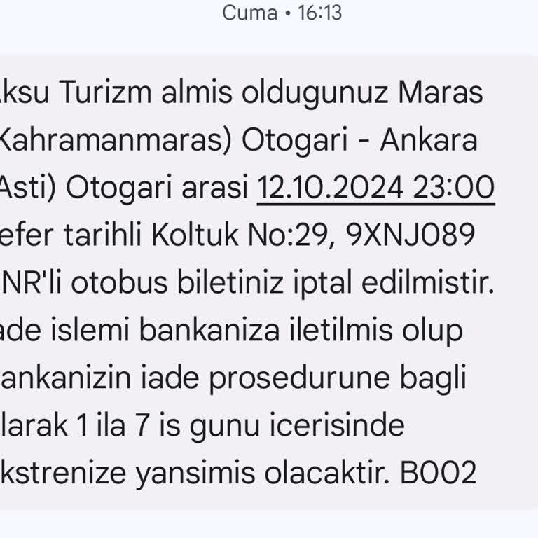 Obilet Ücret İadesi Sorunu: Mağduriyetin Giderilmemesi