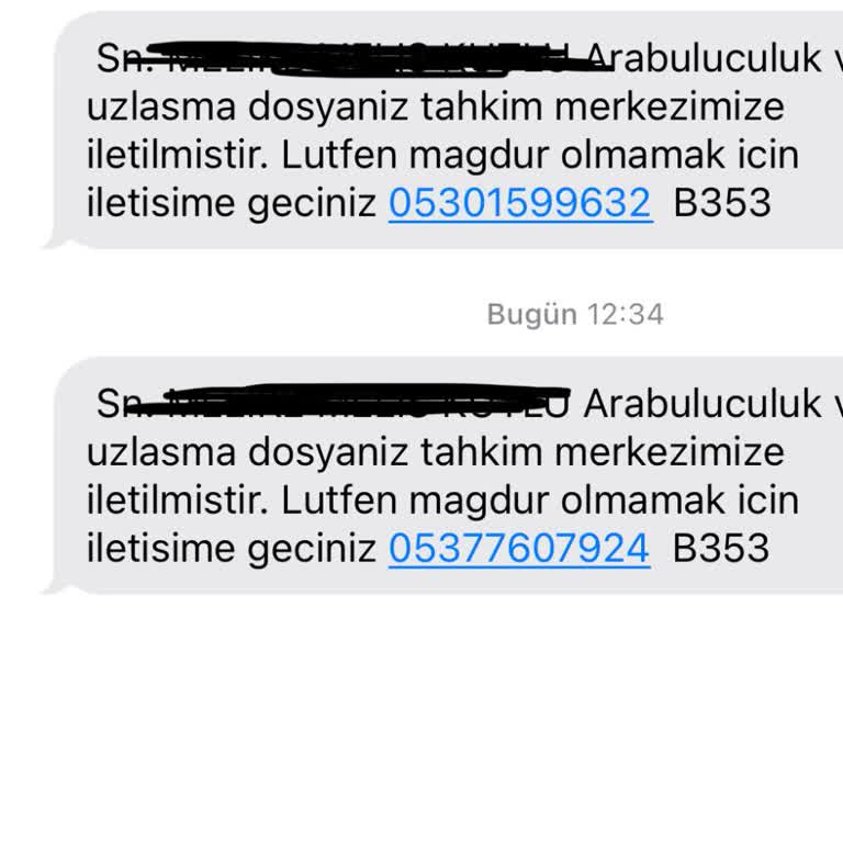 Tanımadığım Firmadan Gelen Şüpheli Mesajlar