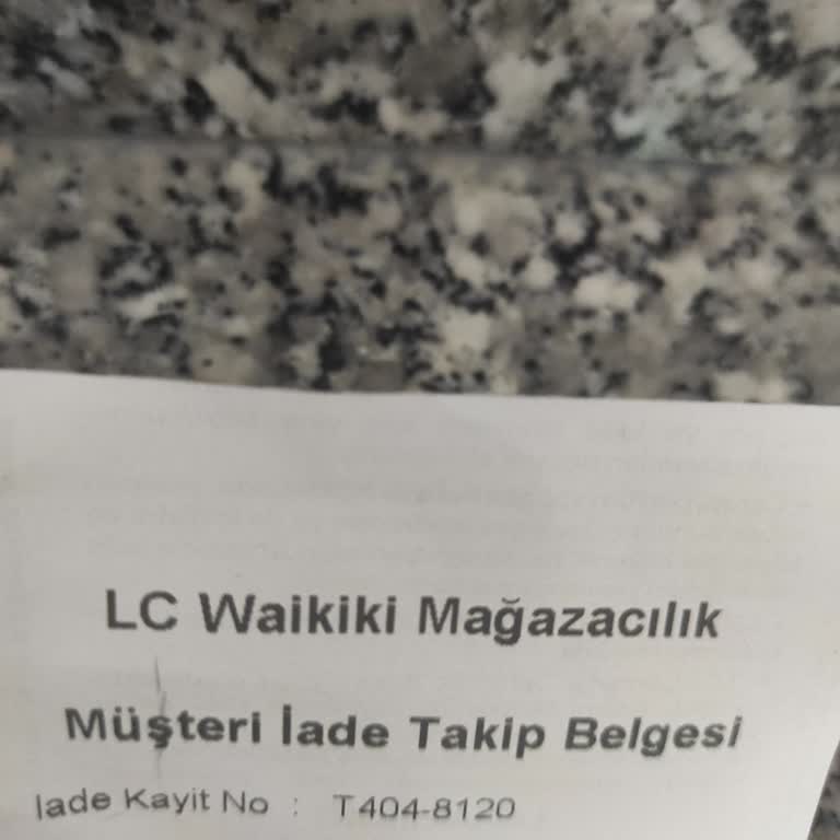 LCW Pantolon Renk Değişimi Ve Yanıltıcı İnceleme