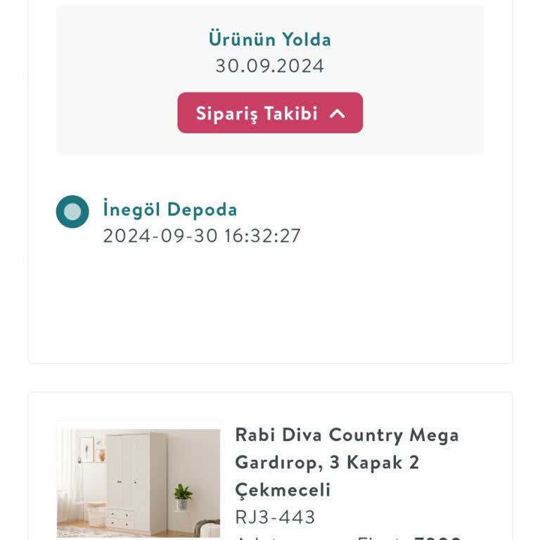 Beklenen Ürün Teslim Edilmedi