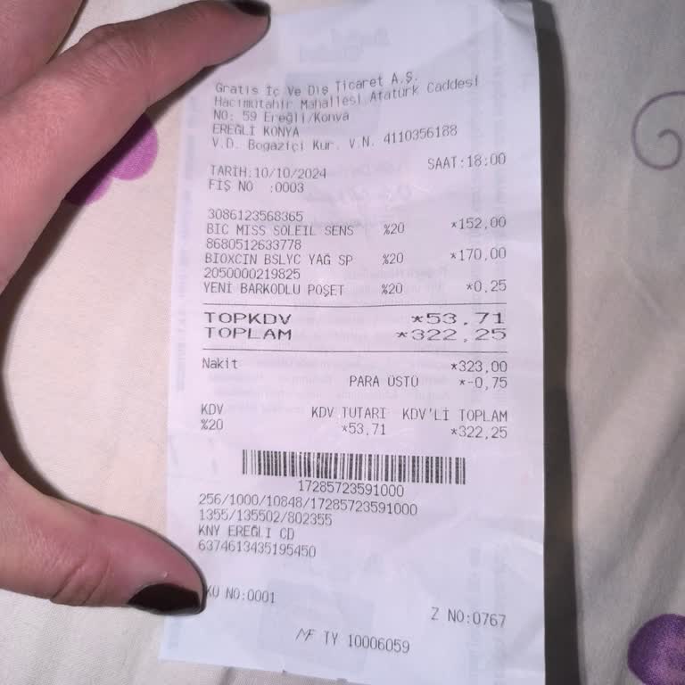 Eksik Para Üstü Ve Kandırılma Girişimi