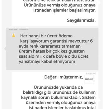 Garanti Sürecinde Karşılaşılan Sorunlar Ve Ücret Talebi