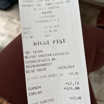 Dürümle Tunalı Hilmi Şubesinde Çiğ Tavuk Ve Kötü Kokulu Salata Sorunu