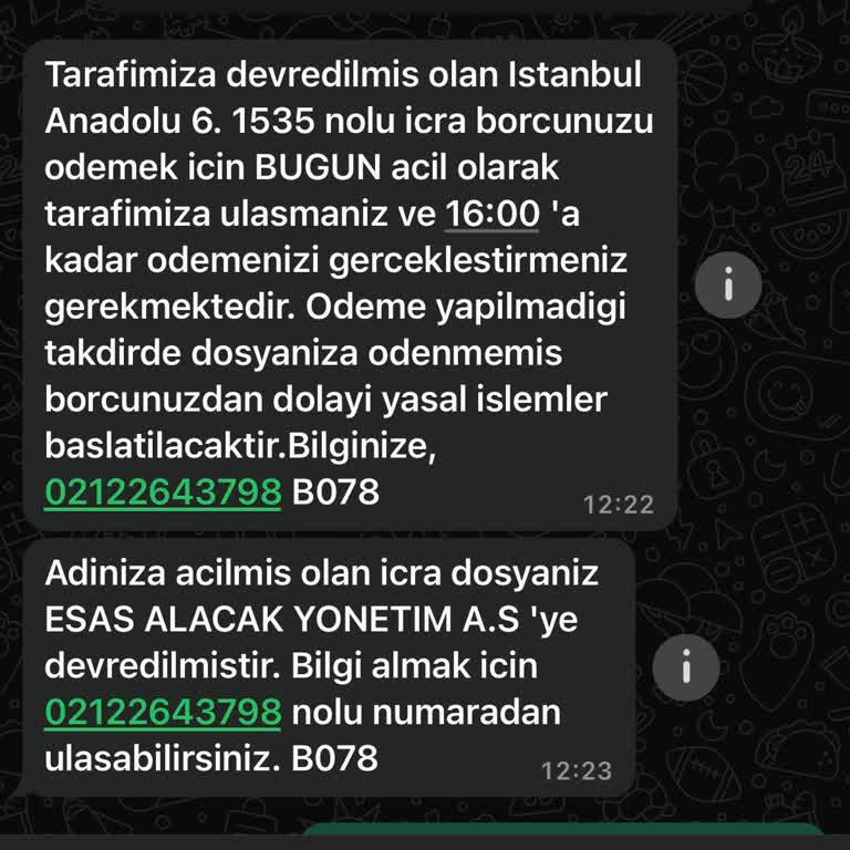 Yanıltıcı Borç İddiasıyla Rahatsız Edilme