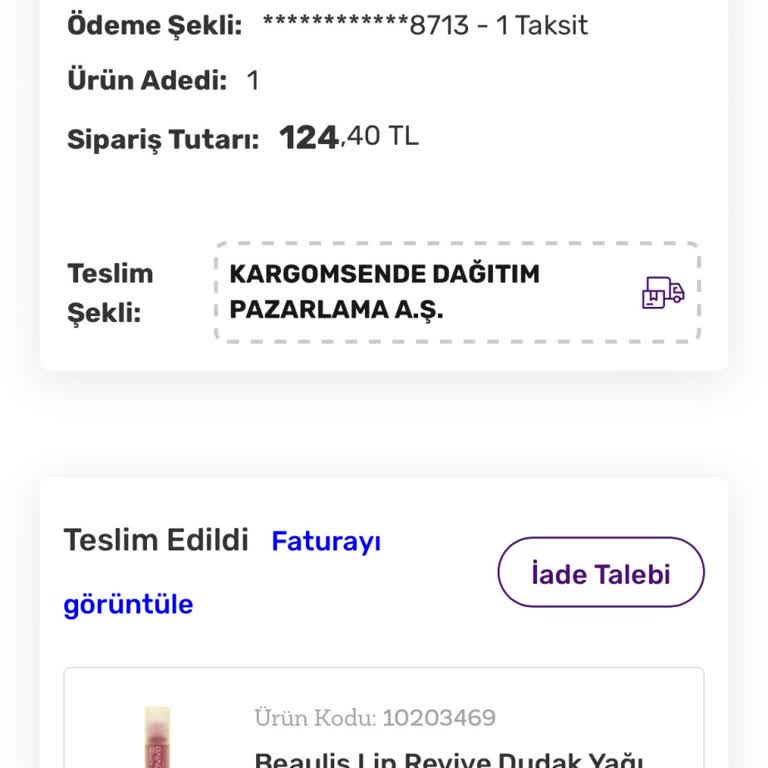 Yanlış Ürün Gönderimi Ve Çözüm Eksikliği