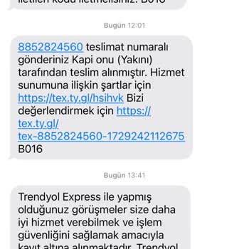 Trendyol Express Kuryesi Teslimat Sorunu Ve Yanıltıcı Bildirim