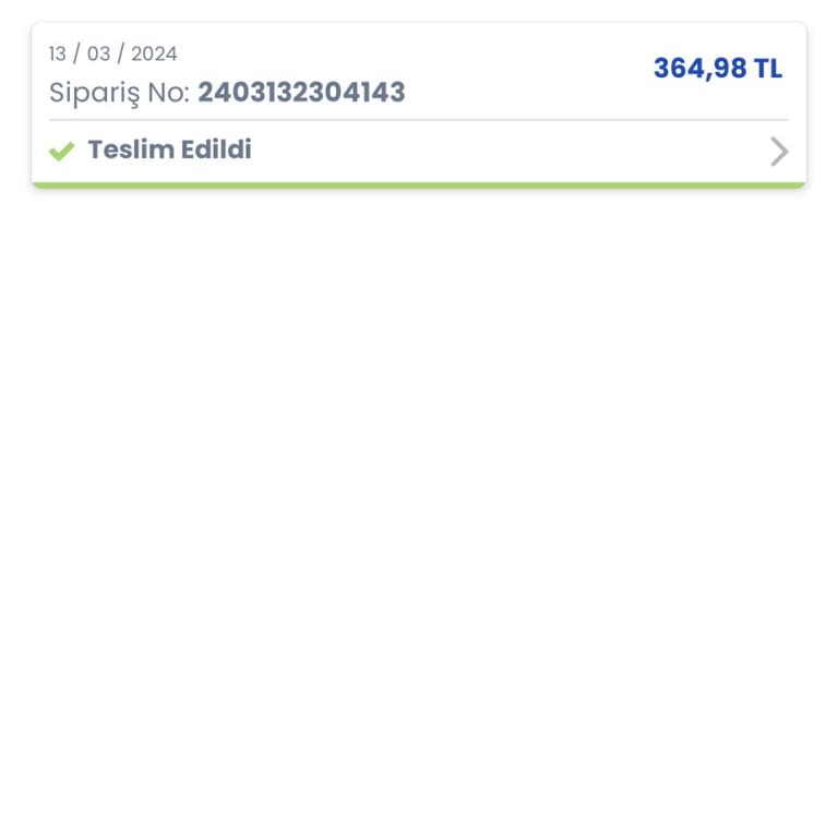 LCW Online Siparişimde Teslimat Sorunu