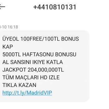 Sürekli Gelen Bahis Mesajlarıyla Başım Dertte