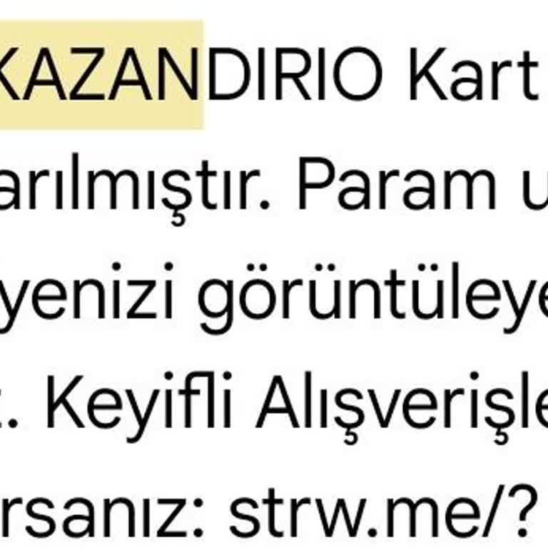 Kazandirio Uygulamasında Hediye Çeki Sorunu