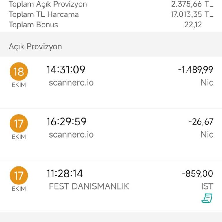 Beklenmedik Yüksek Ücret Ve Yetersiz Hizmet