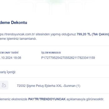 Trend Oyuncak Şikayeti