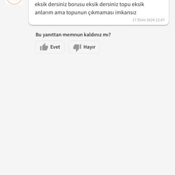 Eksik Ürün Ve İlgisiz Müşteri Hizmeti