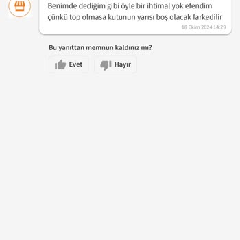 Eksik Ürün Ve İlgisiz Müşteri Hizmeti