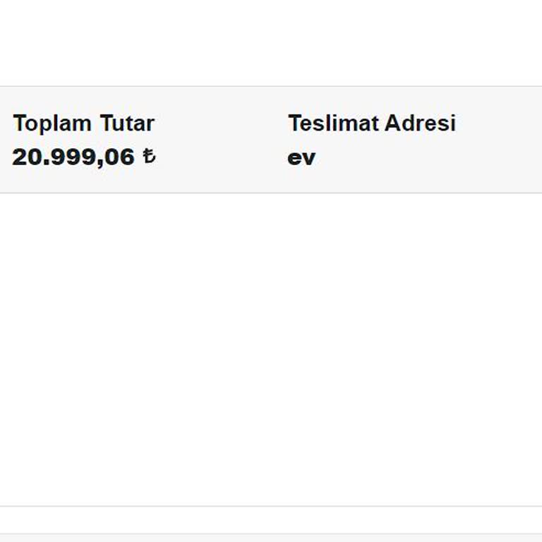 Sipariş Verdim, Ne Ürün Var Ne Para İadesi