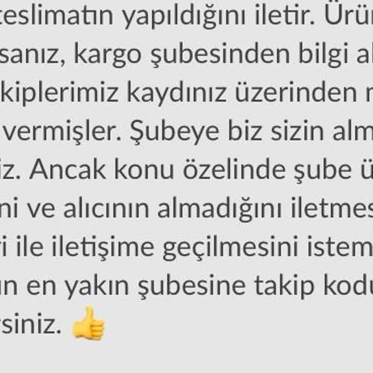 Kayıp Kargo: Teslim Edilmeyen Ürün Ve Yanıltıcı Takip Bilgileri