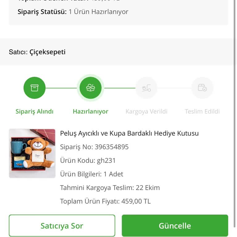Çiçek Sepeti'nde Müşteri Hizmetleri Sorunu