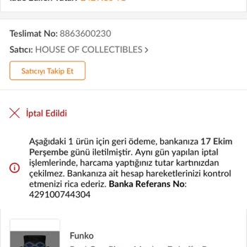 House Of Collectibles Şikayeti