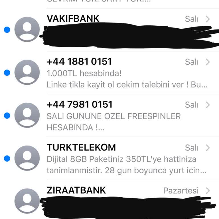 Türk Telekom'un Yetersiz Mesaj Engelleme Hizmeti