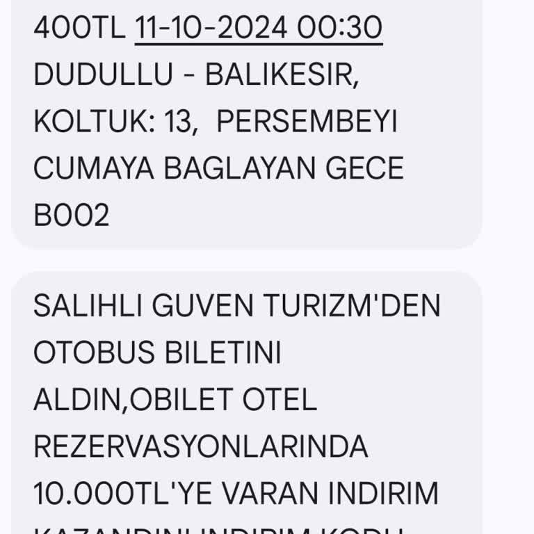 Engelli İndirimi Uygulanmayan Yolculuk